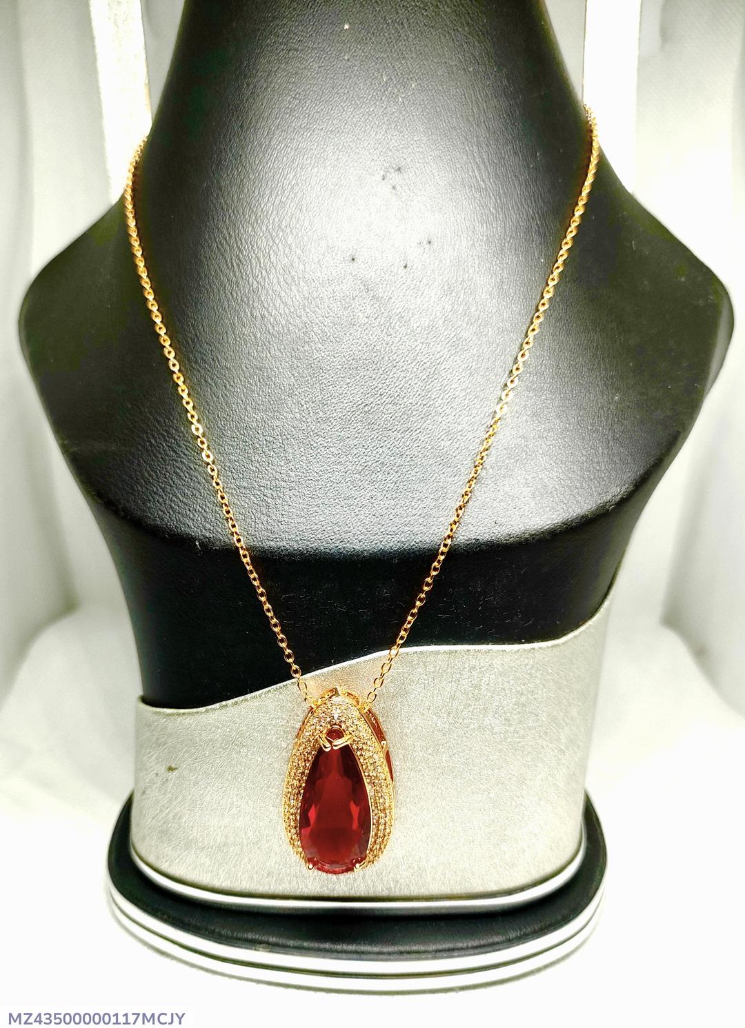 Black & Golden Alloy Pendant for Bridal & Daily Wear
