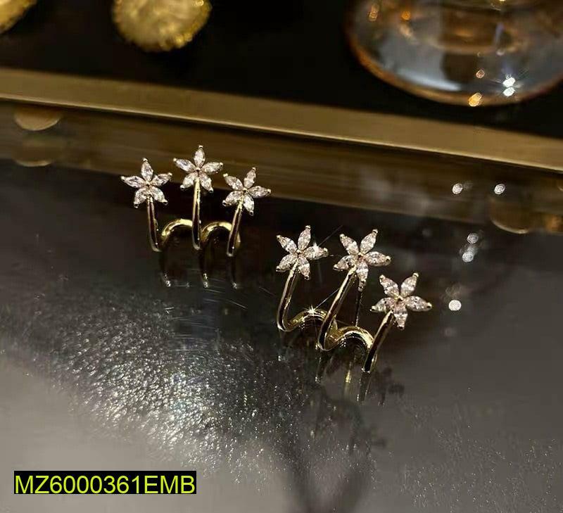 Golden Star Earrings for Women, Lightweight & Durable