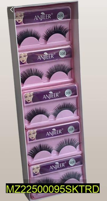 6D False Eyelashes Set of 2 Reusable Formal Wear