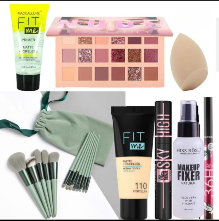 9 Pcs Make-Up Deal Complete Set For Everyday Beauty Essentials
