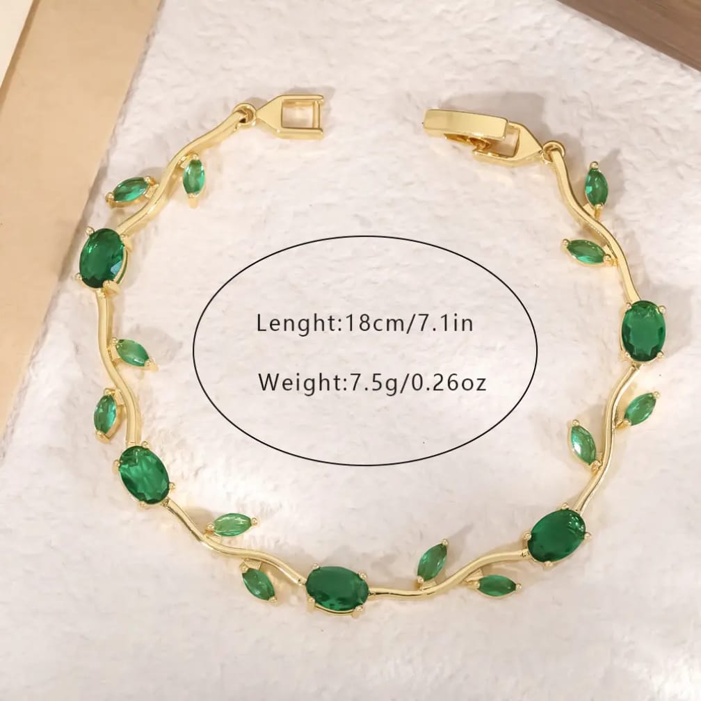 Tulip Bracelet – Premium Quality Stainless Steel Elegant Bracelet for Women ~ Without Box | Golden Base