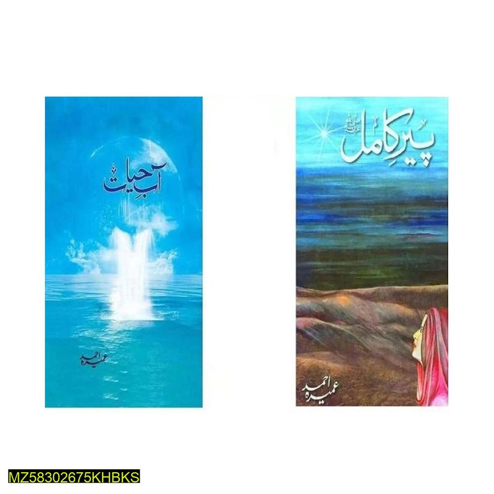 Umera Ahmed Aab E Hayat & Peer E Kamil Urdu Novels A5 Size