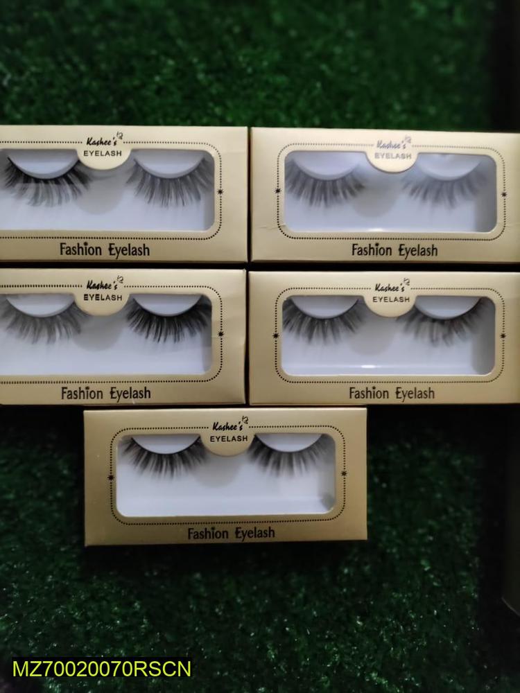 False Eyelashes for Women Black Synthetic Long Lasting