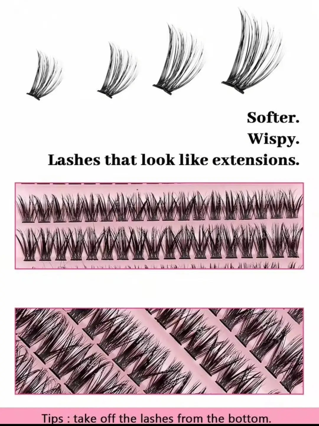 3 In 1 Permanent 3D Eyelash Extension Set, Light