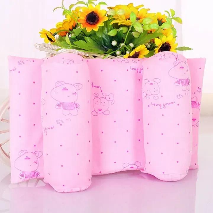 Baby Neck Pillow Cotton Bear Print Multicolor 27x17cm