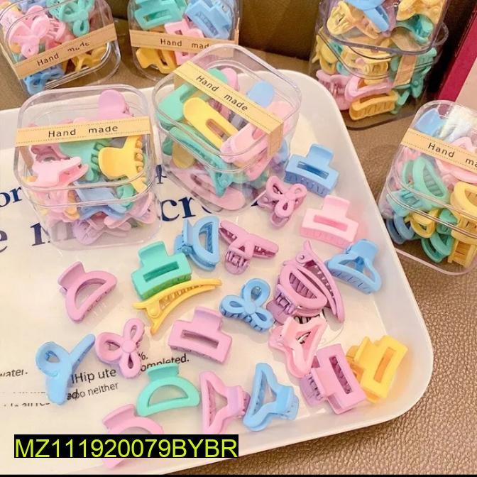 Hair Catchers Bow Clip Set 20 Pcs Pastel Colors