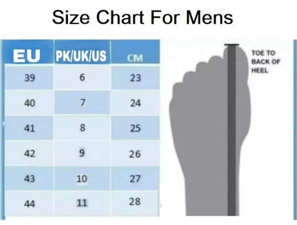 Men's Black Fabric Walking Sports Shoes Pakistan