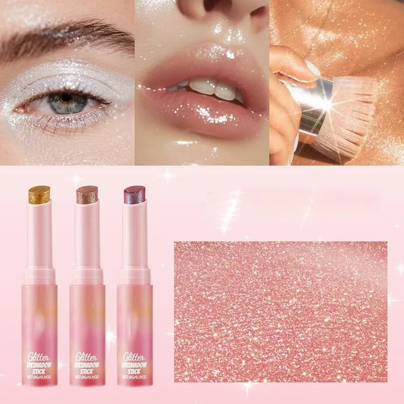 2 in 1 Jelly Shimmer Eyeshadow Stick for Pakistani Skin