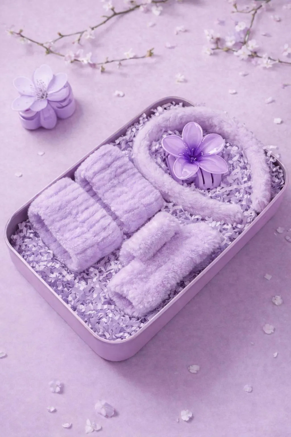 Pink Hair Catcher Set for Face Wash & Makeup