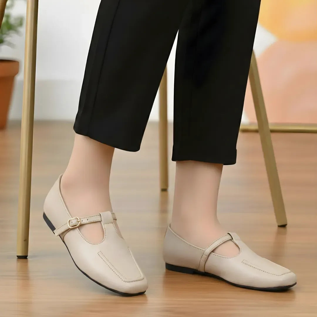 Off White Women's Rexine Loafers Casual Formal