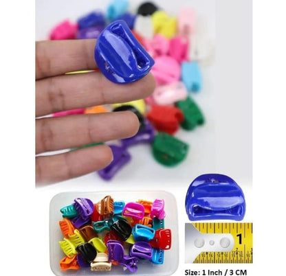 Bathroom Hair Catchers Multicolor Plastic 12 Pack