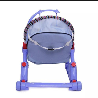 Portable Baby Rocking Bouncer with Vibration & Socket Locks