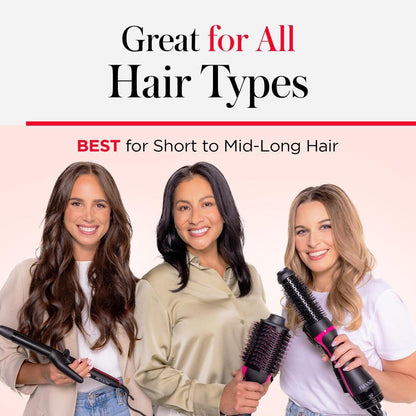 Stylish Black Pink Hair Dryer with Low Noise & Safe Heat