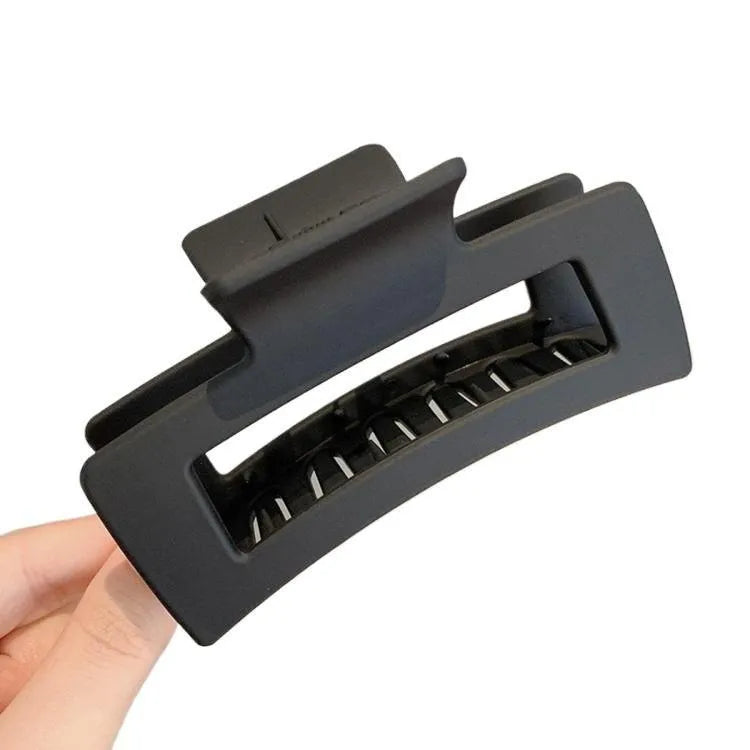 Multicolor ABS Hair Clips 6 Pack Matte Finish
