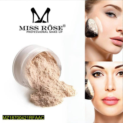 Miss Rose Makeup Fixer Loose Powder Oil Control Waterproof All Skin Types