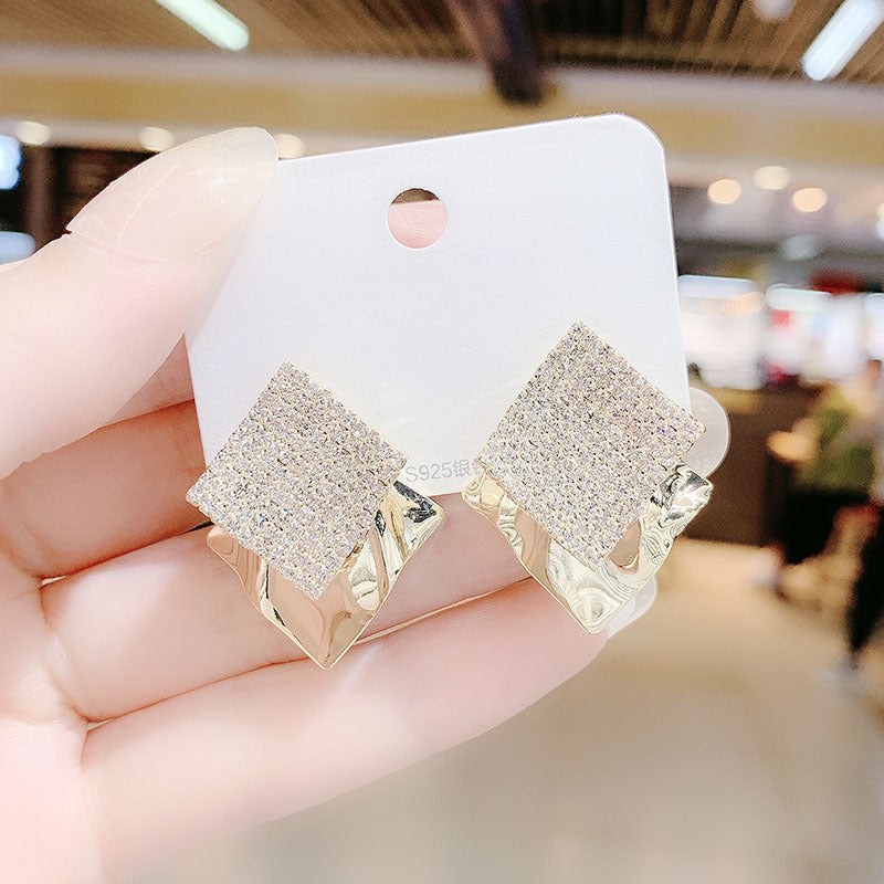 S925 Silver Geometric Earrings for Women