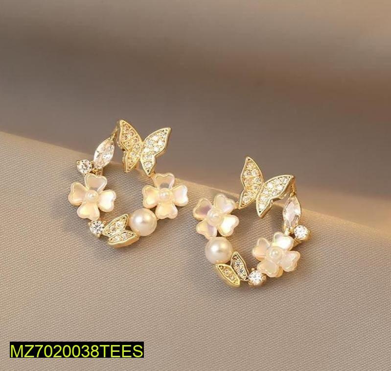 Butterfly Gold Plated Earrings for Women