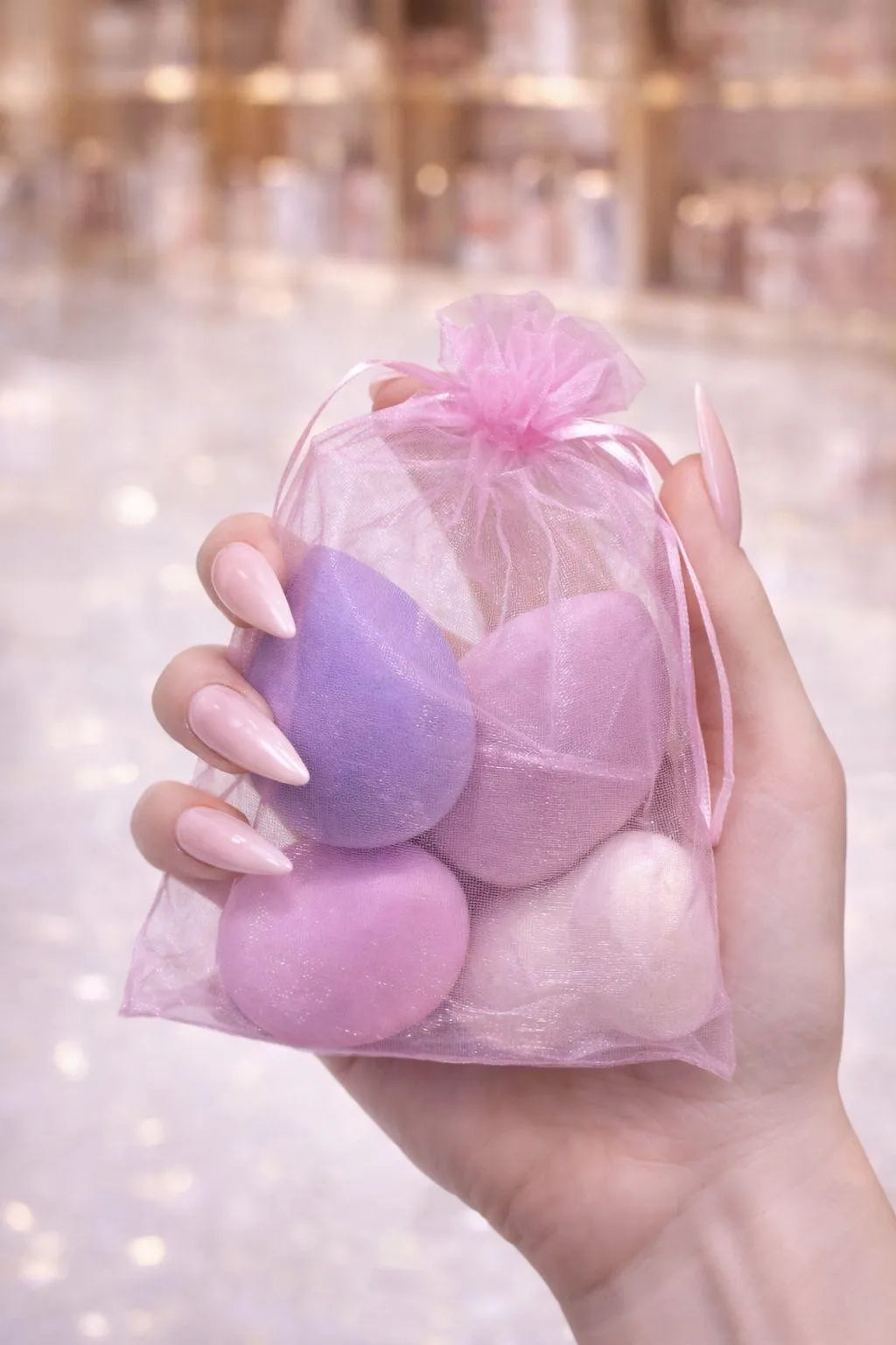 Multicolor Synthetic Beauty Blenders 4 Pack 50g