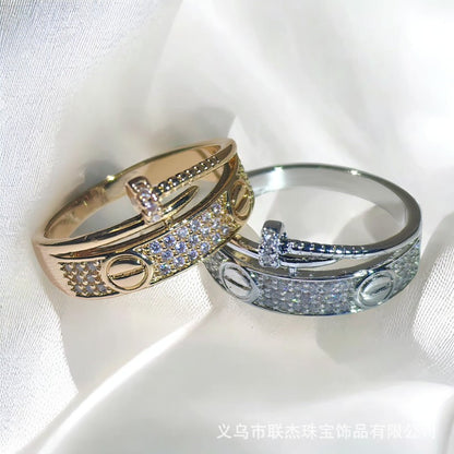 Golden Plated Joker Ring Trendy Daily Wear Jewelry