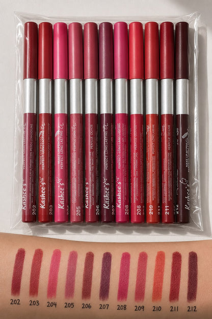 Kashee's High Pigmented Smooth Lipstick - Creamy Formula Designed For Bold Even Color Lip Definition And Long-Lasting Wear