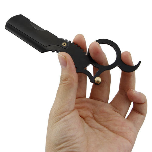 Premium Stainless Steel Face Razor for Sensitive Skin