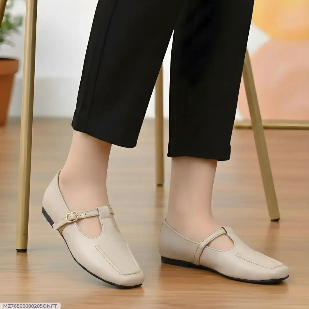 Off White Women's Rexine Loafers Casual Formal