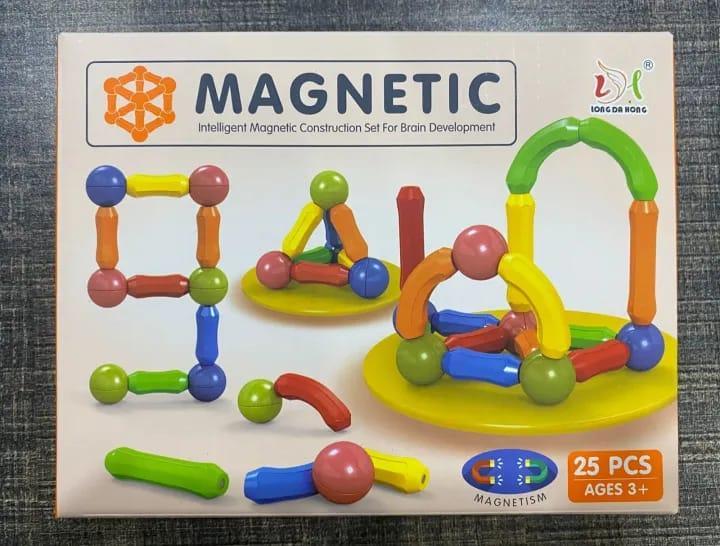 Magnetic Building Set for Kids 3+ Multicolor Plastic