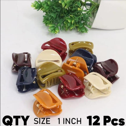 Bathroom Hair Catchers Multicolor Plastic 12 Pack