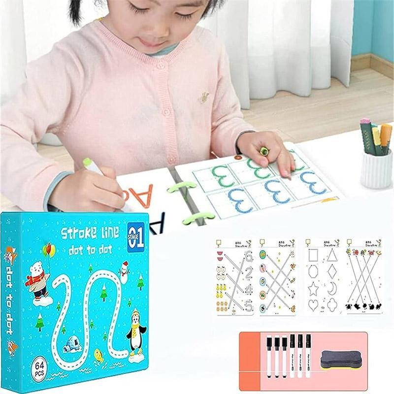 Tracing Workbooks for Kids Numbers Letters 64 Pages