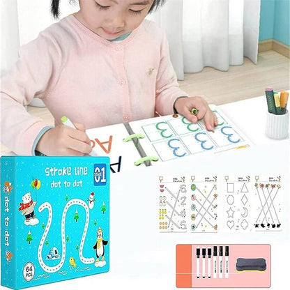 Tracing Workbooks for Kids Numbers Letters 64 Pages