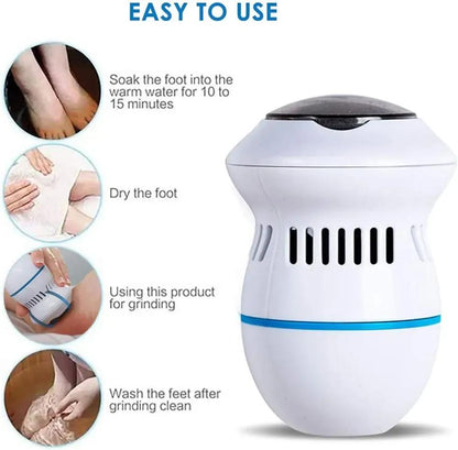 Electric Foot Exfoliator for Smooth Soft Feet