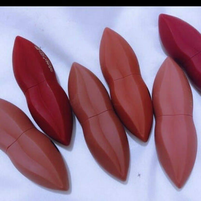 Premium Red Lipstick Set 3 Shades Glossy Long Lasting
