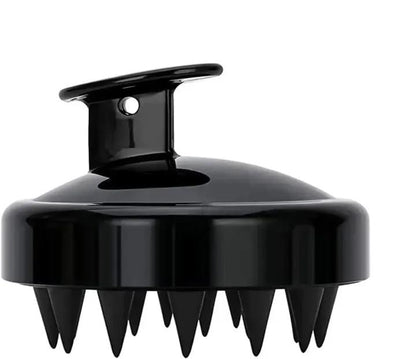 Silicone Scalp Massager Brush Pink Black