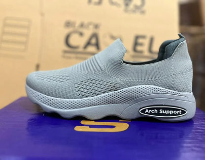 Men's EVA Arch Support Slip-On Sneakers Grey