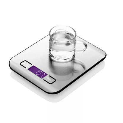 Stainless Steel Kitchen Scale with Measurement Markings – 1 Pc