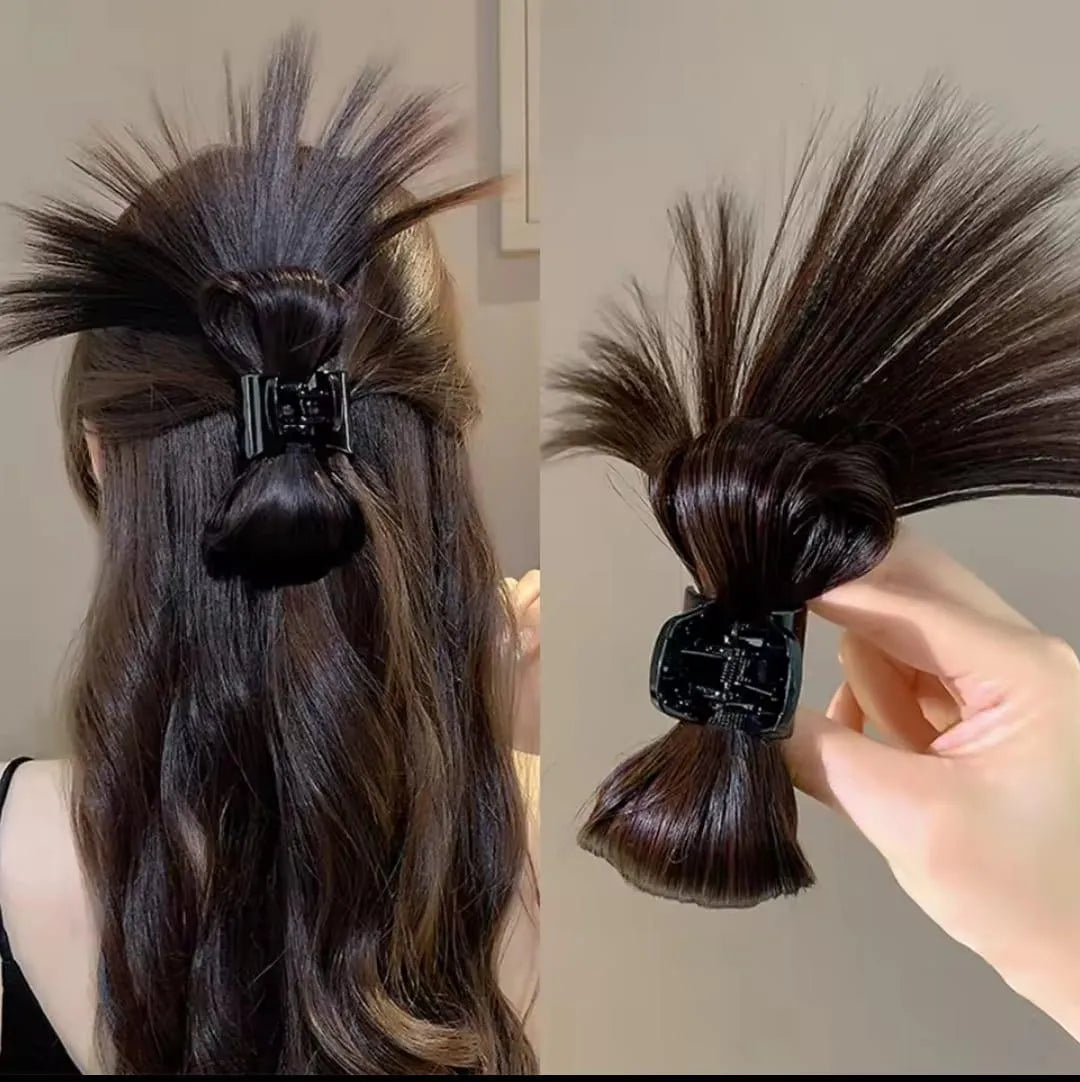 Stylish Hair Ponytail with Claw Clip for Women