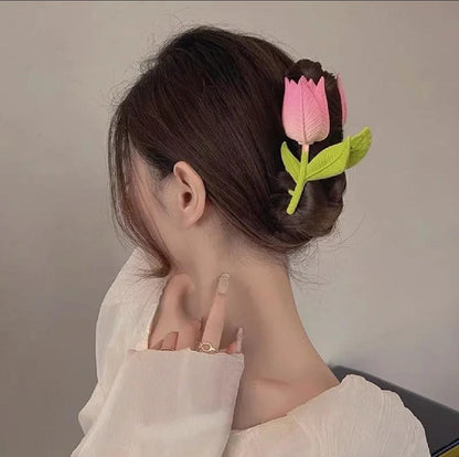 Multicolor Flower Hair Catcher Pack of 2 ABS Plastic