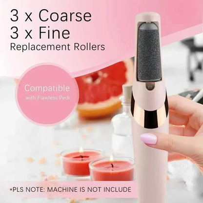Rechargeable Foot Pedicure Machine with Coarse Exfoliating Surface