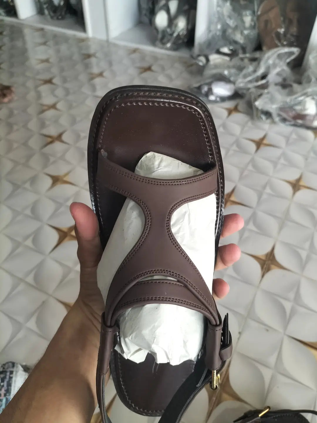 Men's Leather Casual Sandals