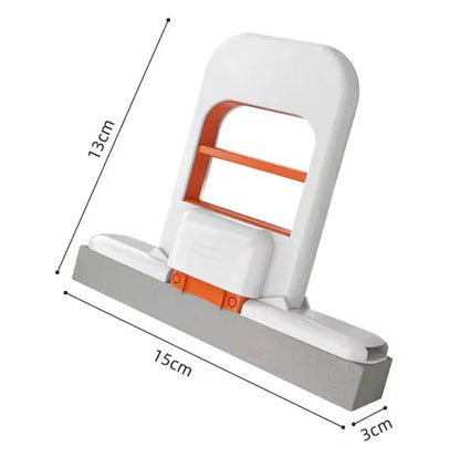 Mini Mop with Water Absorbent Sponge White 24.8x15cm