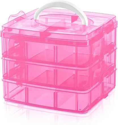 Transparent Jewelry & Makeup Organizer Tray for Home