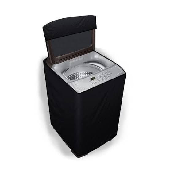 Waterproof Washing Machine Cover Black Strong Zip