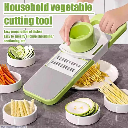 Green Vegetable Slicer with ABS Plastic Base