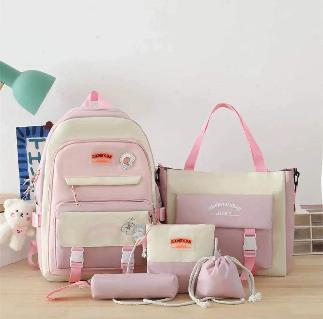 5 pcs bagset Multipurpose Backpack Set