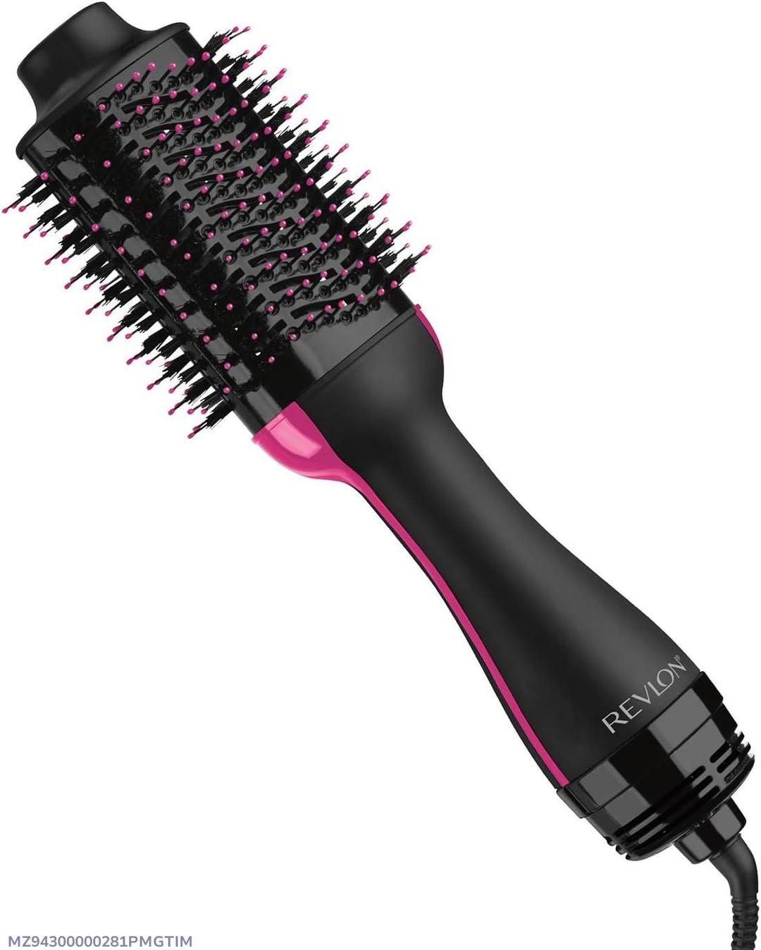 Stylish Black Pink Hair Dryer with Low Noise & Safe Heat