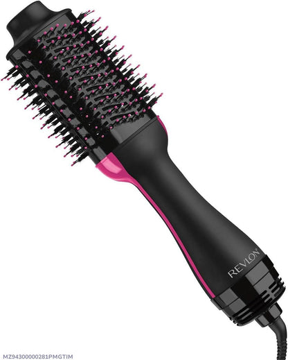 Stylish Black Pink Hair Dryer with Low Noise & Safe Heat