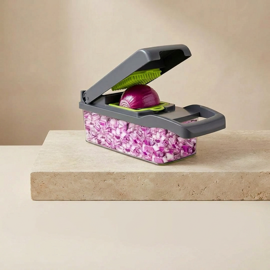Multicolor Vegetable Cutter with 7 Blades for Easy Slicing Dicing