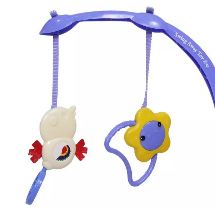 Portable Baby Rocking Bouncer with Vibration & Socket Locks