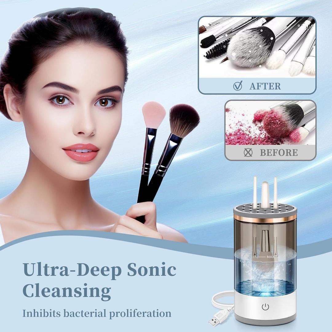 Reusable Makeup Brush Cleaner No-Leak Eco-Friendly