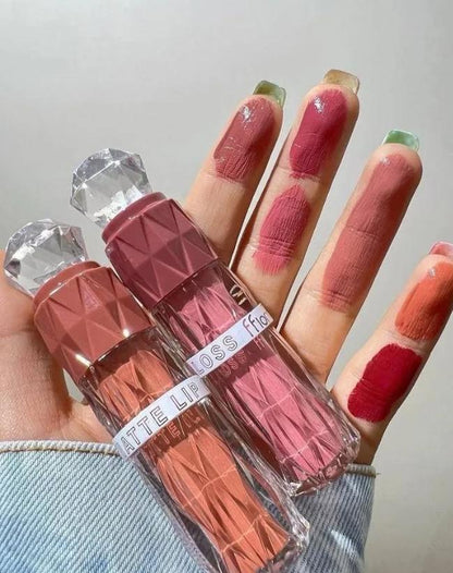 Diamond Velvet Glossy Lip Gloss 6 Pcs Set